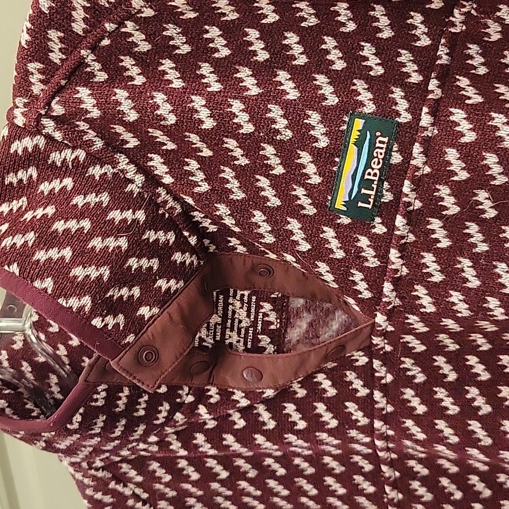 EUC - L.L. Bean Birdseye Fleece MED PETITE - Picture 4 of 6